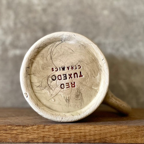 Big mug with saying about coffee