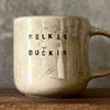 Big beige mug KELKIS BUČKIS