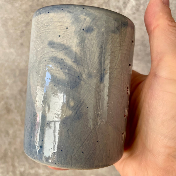 Blue inspirational mug