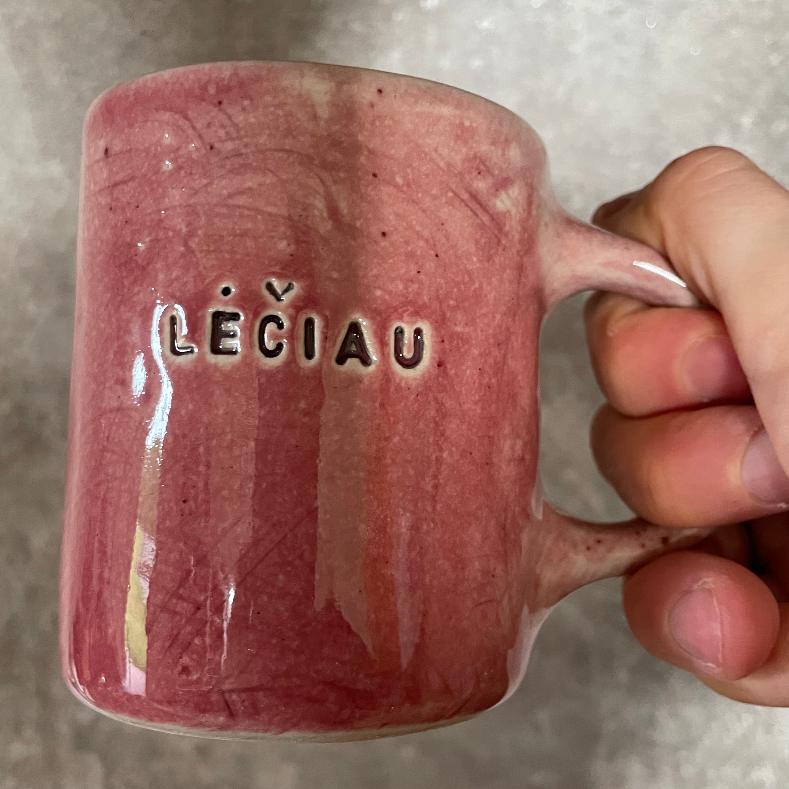 Unique mug LĖČIAU