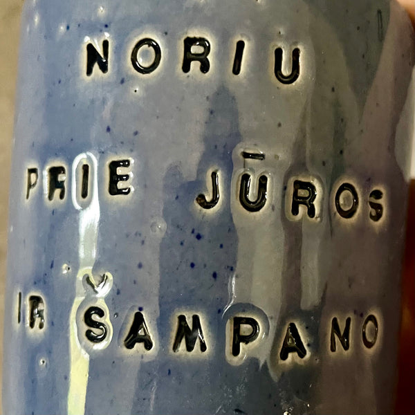 Blue mug NORIU ŠAMPANO