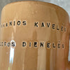 Brownish mug with good wishes