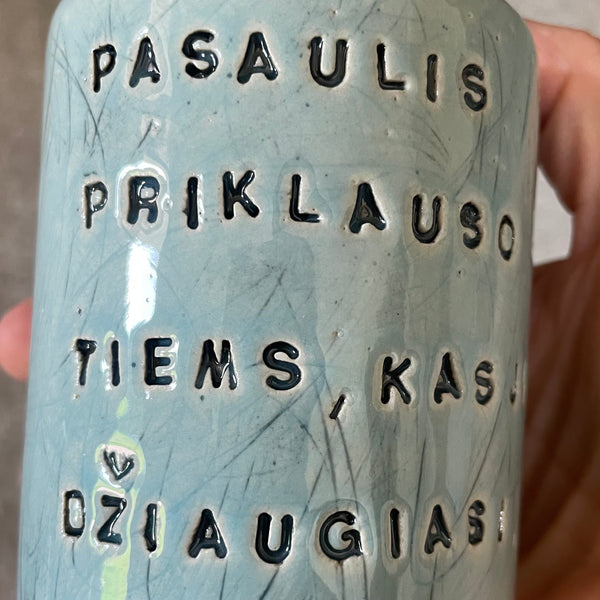Žydras puodelis