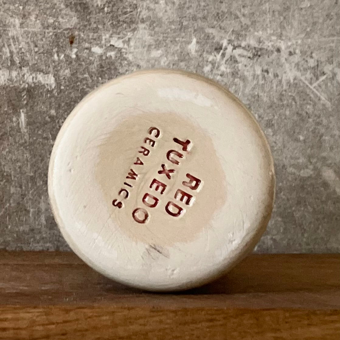 Beige mug with word in NAMIE