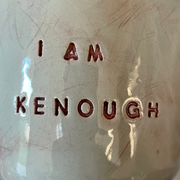 Blue ceramic mug I AM KENOUGH
