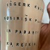 Sweet inspirational mug with words in Lithuanian