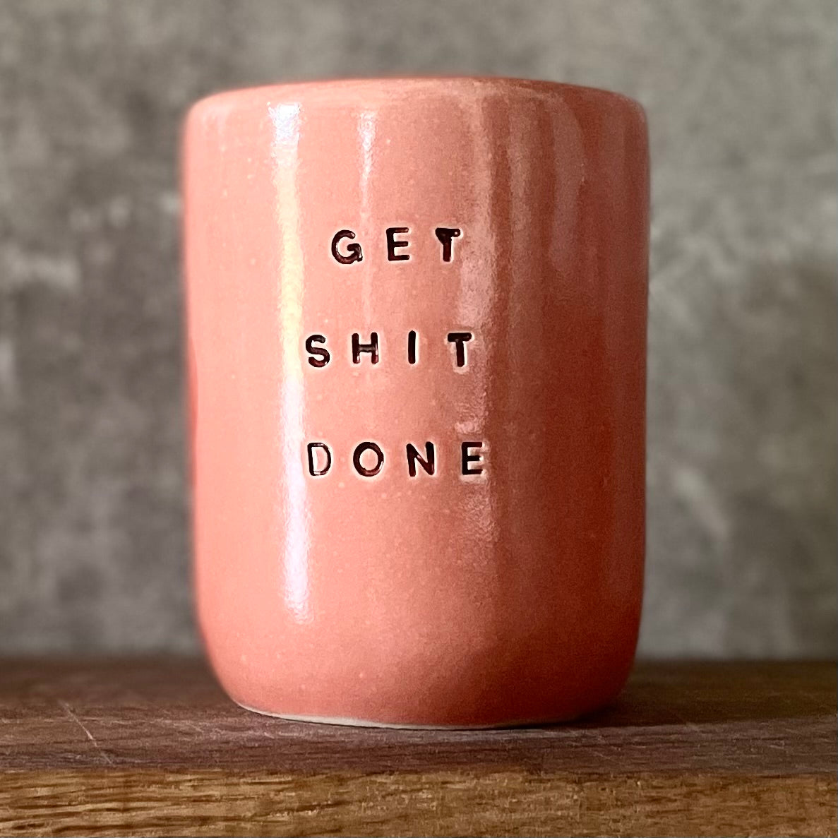 Big red coffee mug GET SHIT DONE