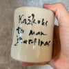 Limited edition painted cat mugs set