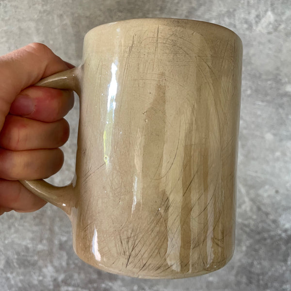 Ceramic mug with funny saying