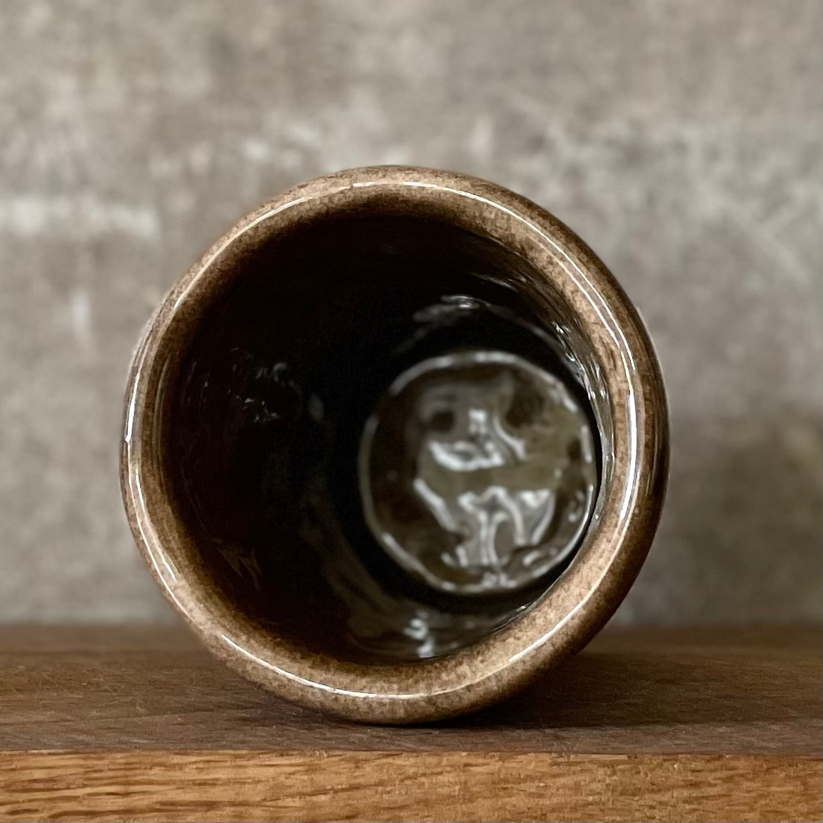 Brown funny ceramic tumbler mug for him