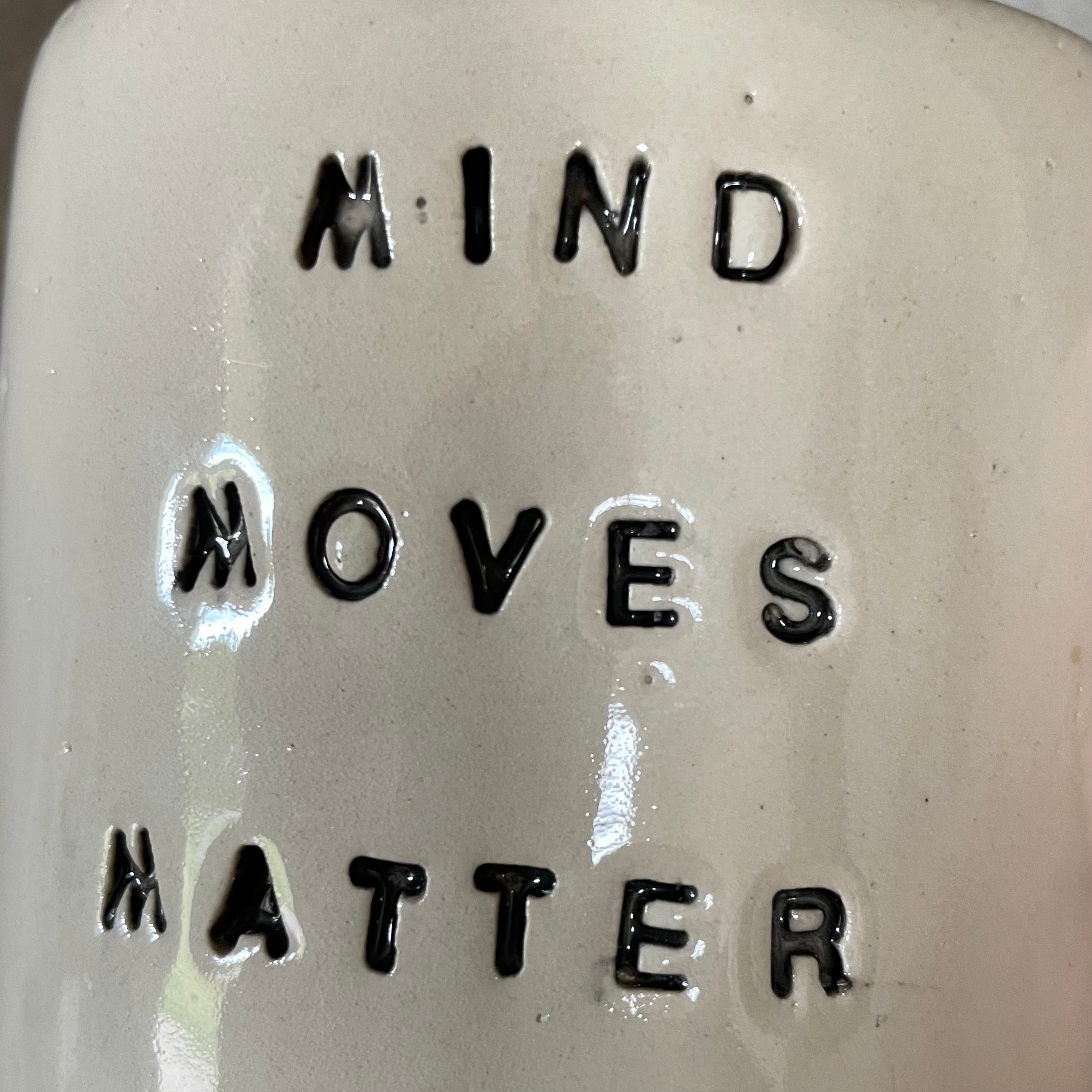 White mug with quote by Vergil