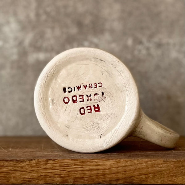 Ceramic mug with quote by Vergil