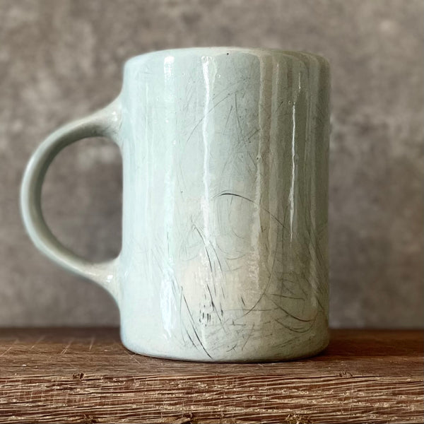 Big blue mug with lovely saying about snore