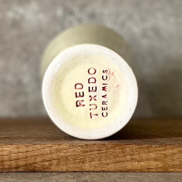 Bright yellow mug with saying