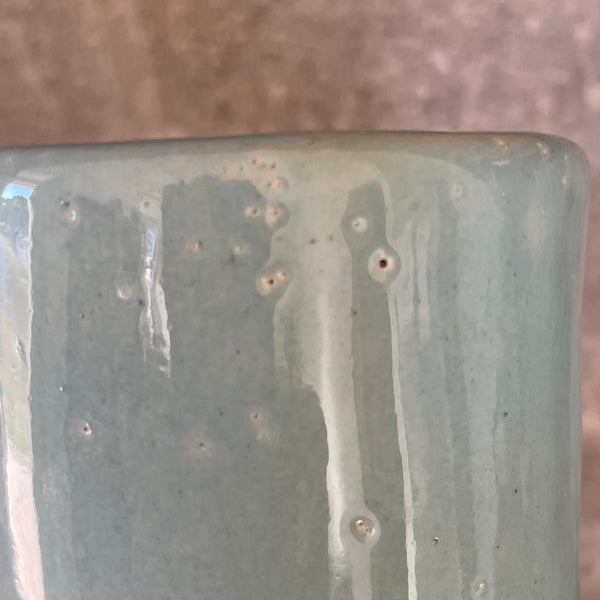 Blue mug with quote about goals