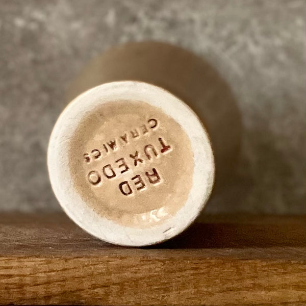 Caramel brown mug with phrase