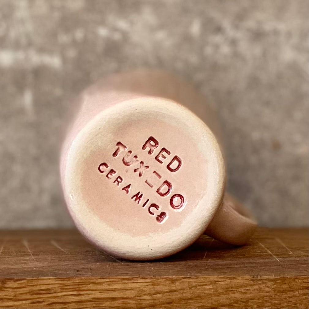 Small pink mug AŠ TAU PADĖSIU