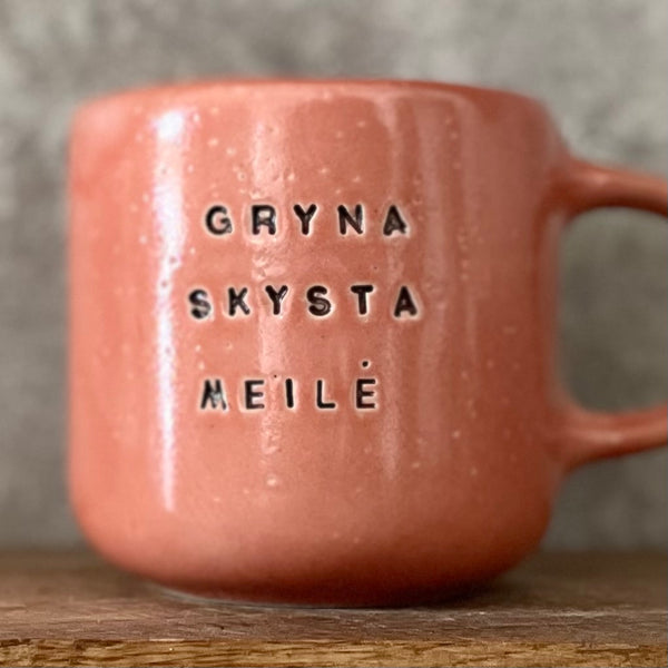 Big stoneware mug
