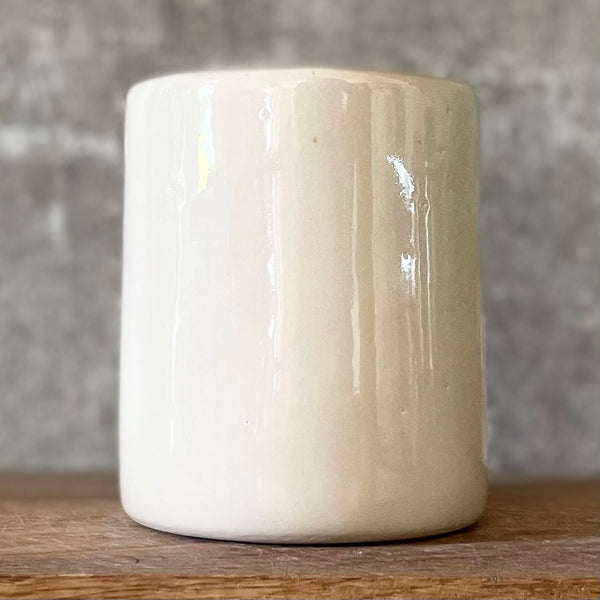 White tumbler mug with funny wine saying