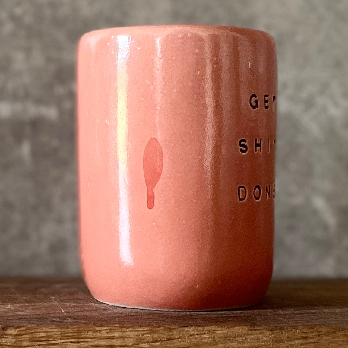 Big red coffee mug GET SHIT DONE