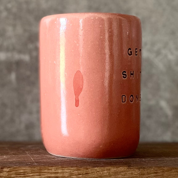 Big red coffee mug GET SHIT DONE