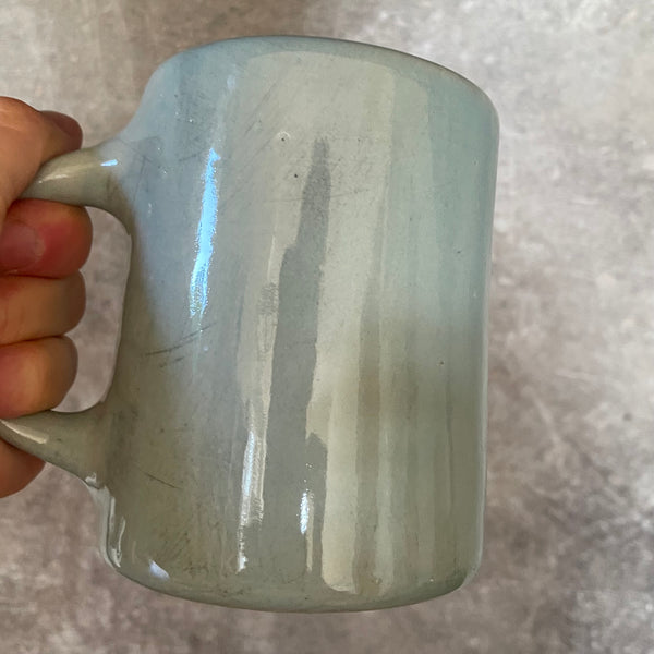 Big blue mug with lovely saying about snore