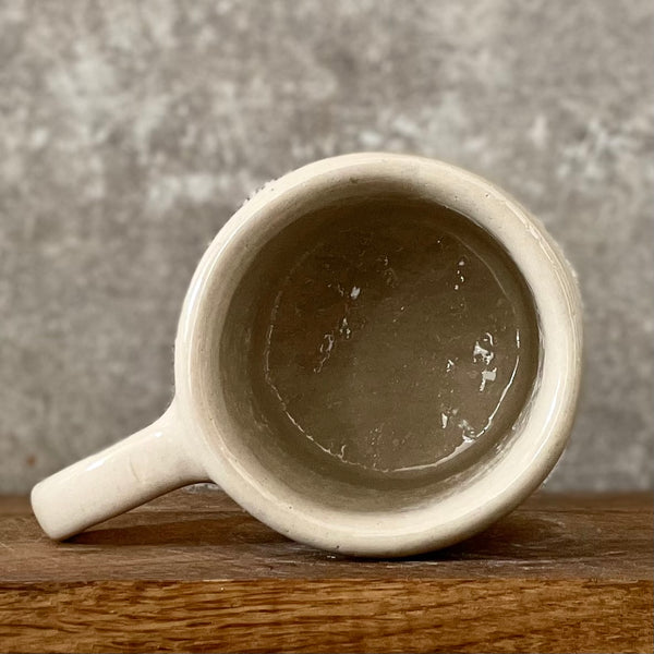 White coffee mug with saying