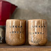 Small mugs without handle "Liekam lovoj'