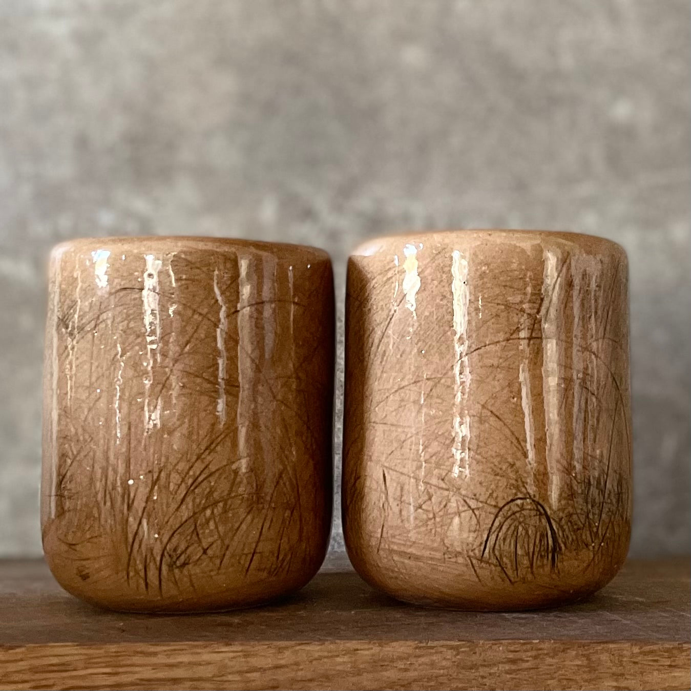 Small mugs without handle