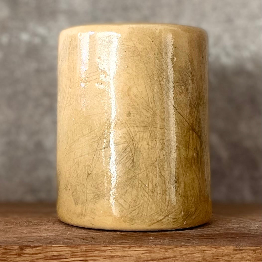 Yellow mug about coffee and you