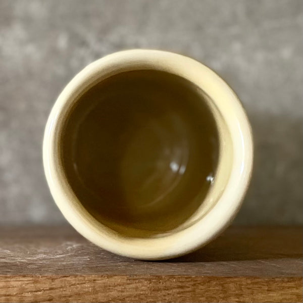 Ceramic coffee mug with funny saying