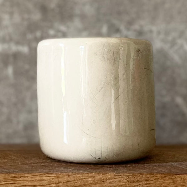 White tumbler mug MAÑANA