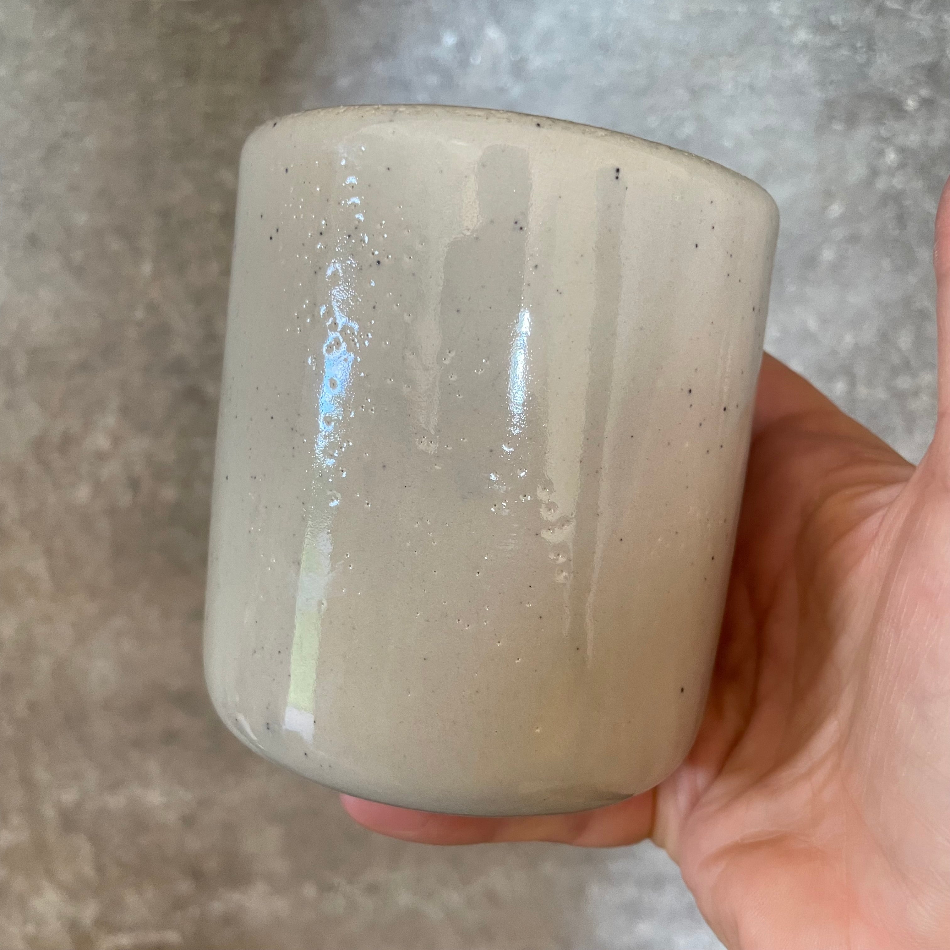 Lovely speckled mugs for a couple