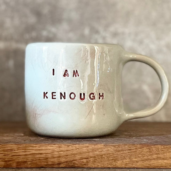 Blue ceramic mug I AM KENOUGH