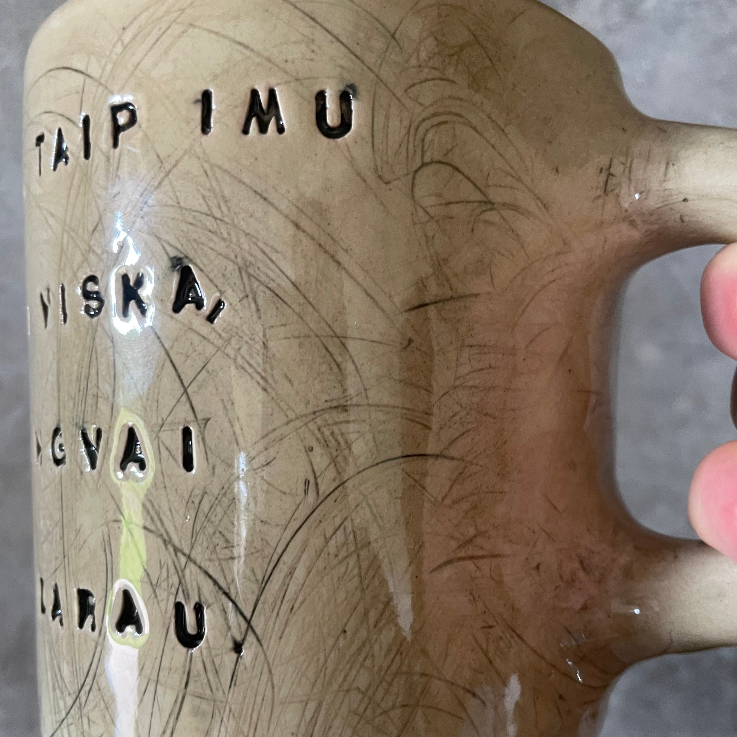 Very big mug for doing