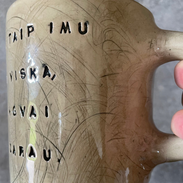 Very big mug for doing