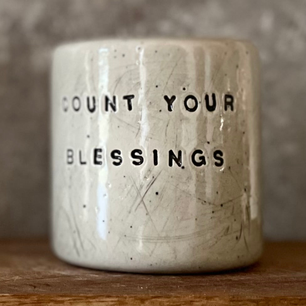 Tumbler mug without handle BLESSINGS