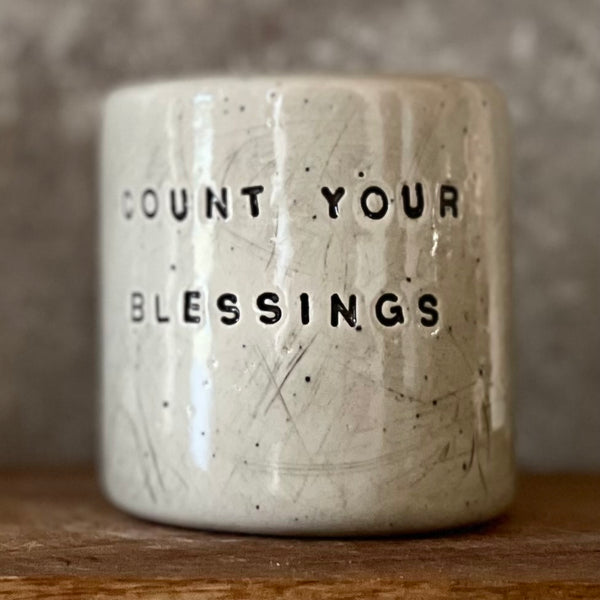 Tumbler mug without handle BLESSINGS
