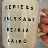Ceramic mug about good things