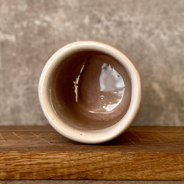 Ceramic tumbler mug with saying