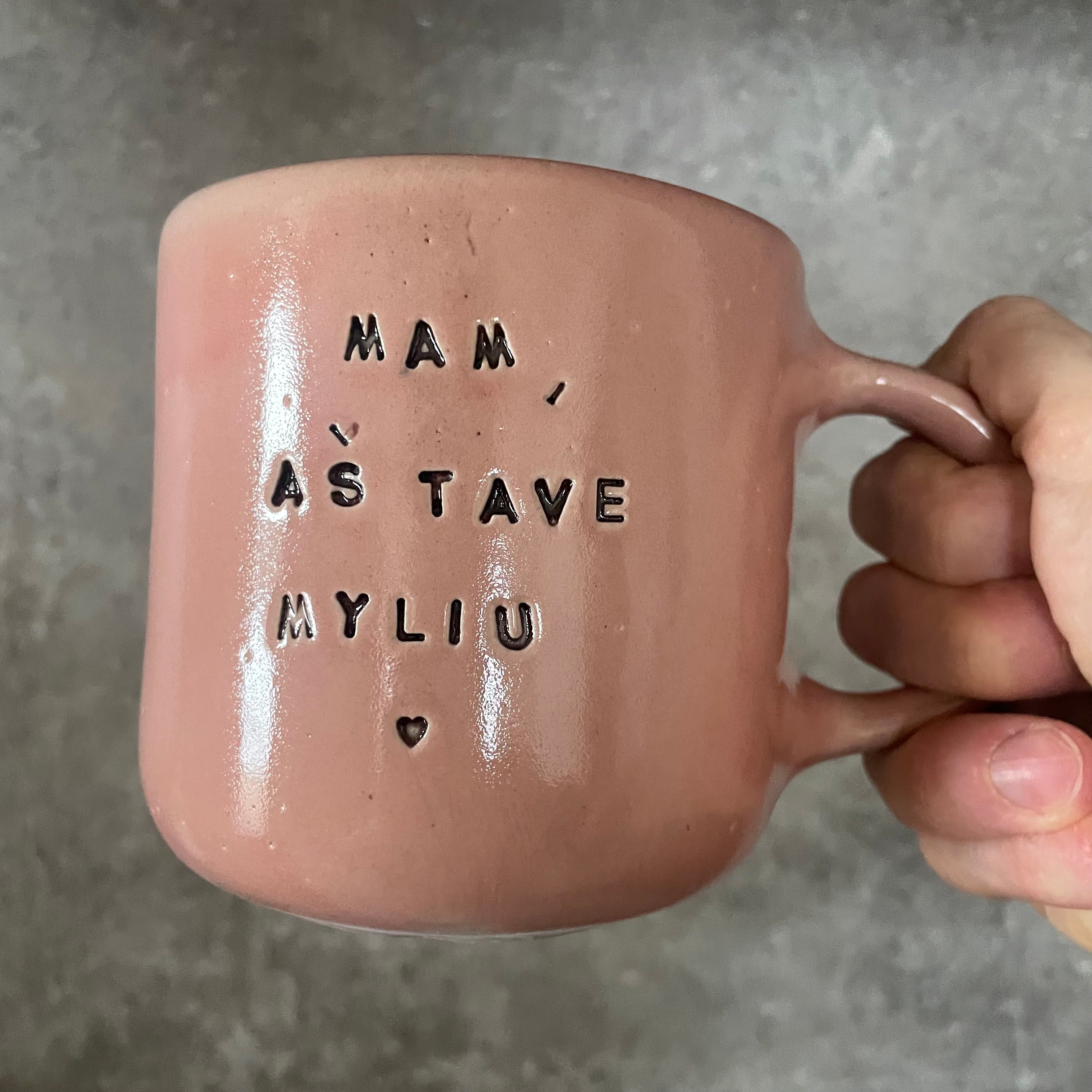 Big pink mug for mom ❤️