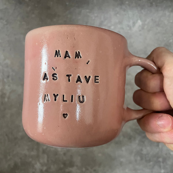 Big pink mug for mom ❤️