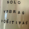 Pale blue mug with saying in Spanish