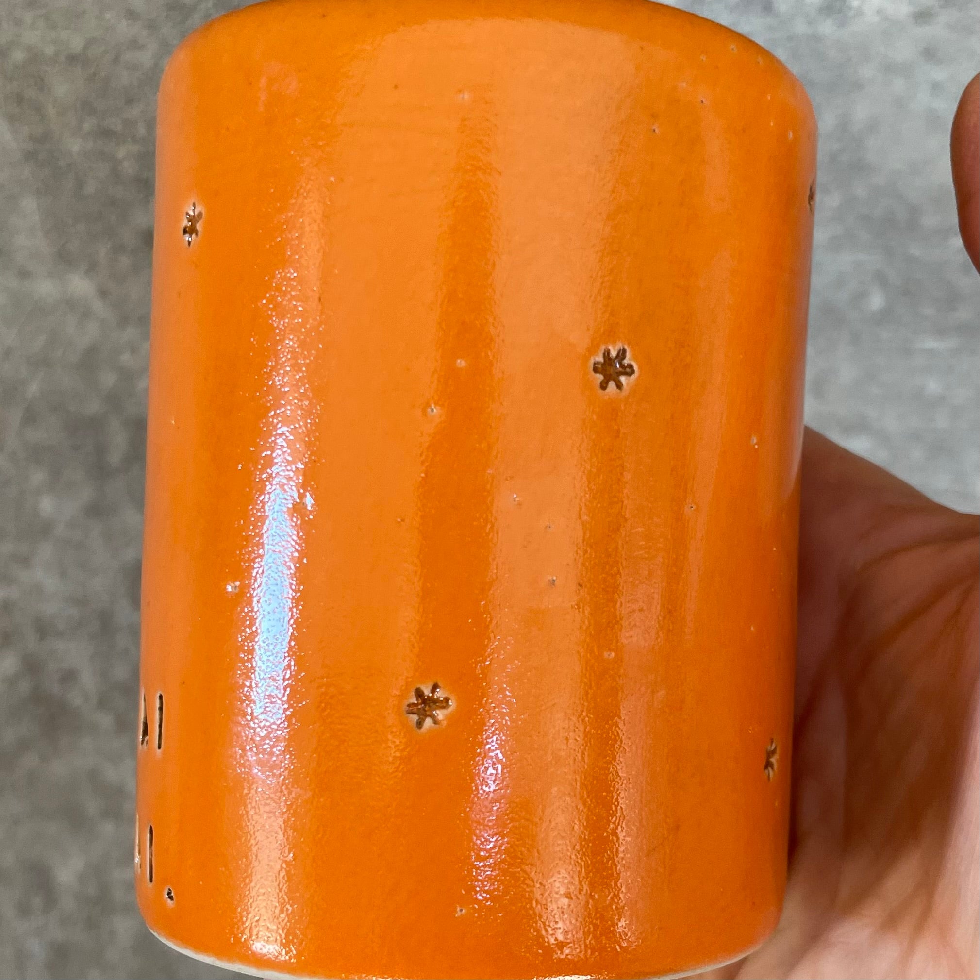 Bright orange mug about wishes