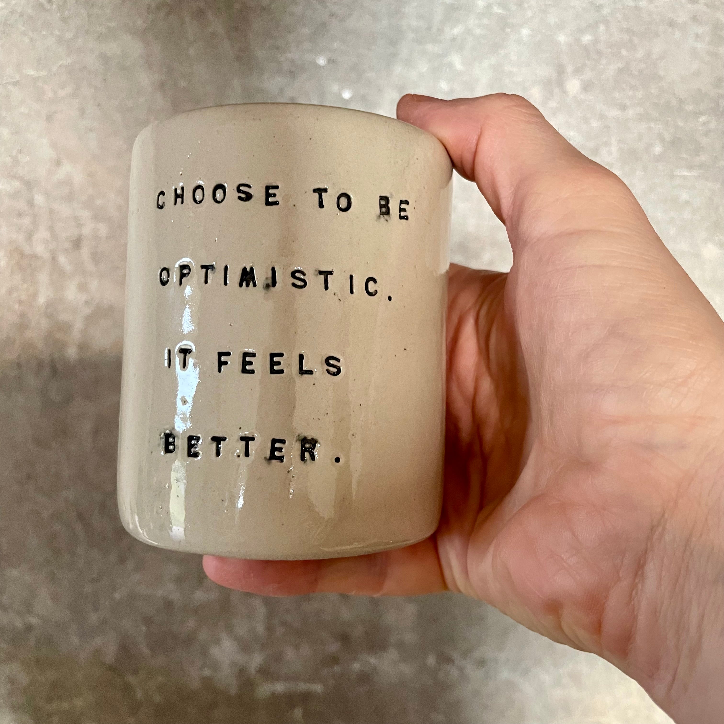 Ceramic mug with quote by Dalai Lama
