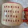 Colored mug SKANIOS KAVELĖS