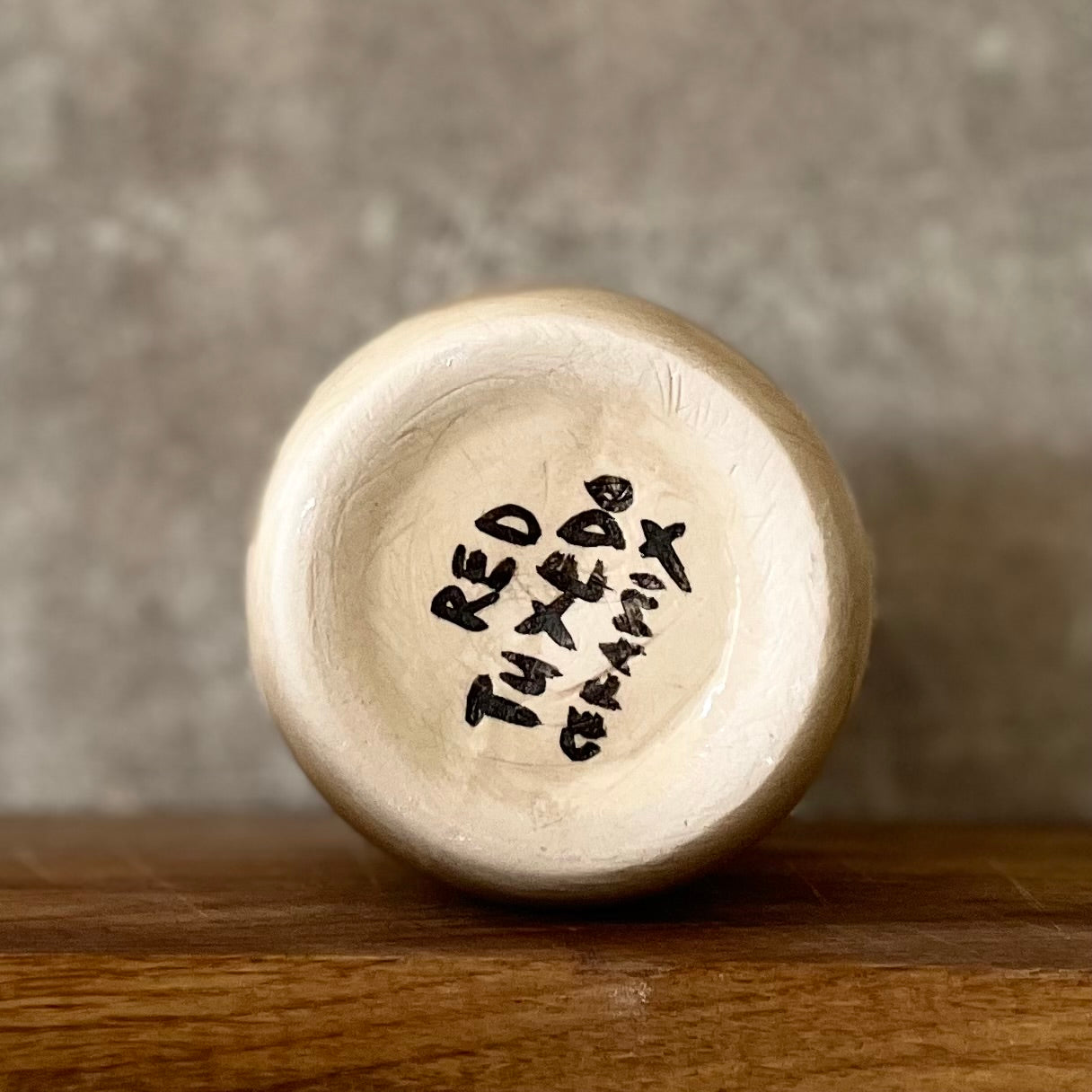 Beige big tumbler mug with saying about work