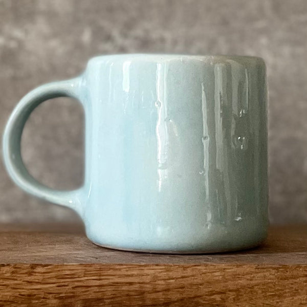 Blue inspirational mug