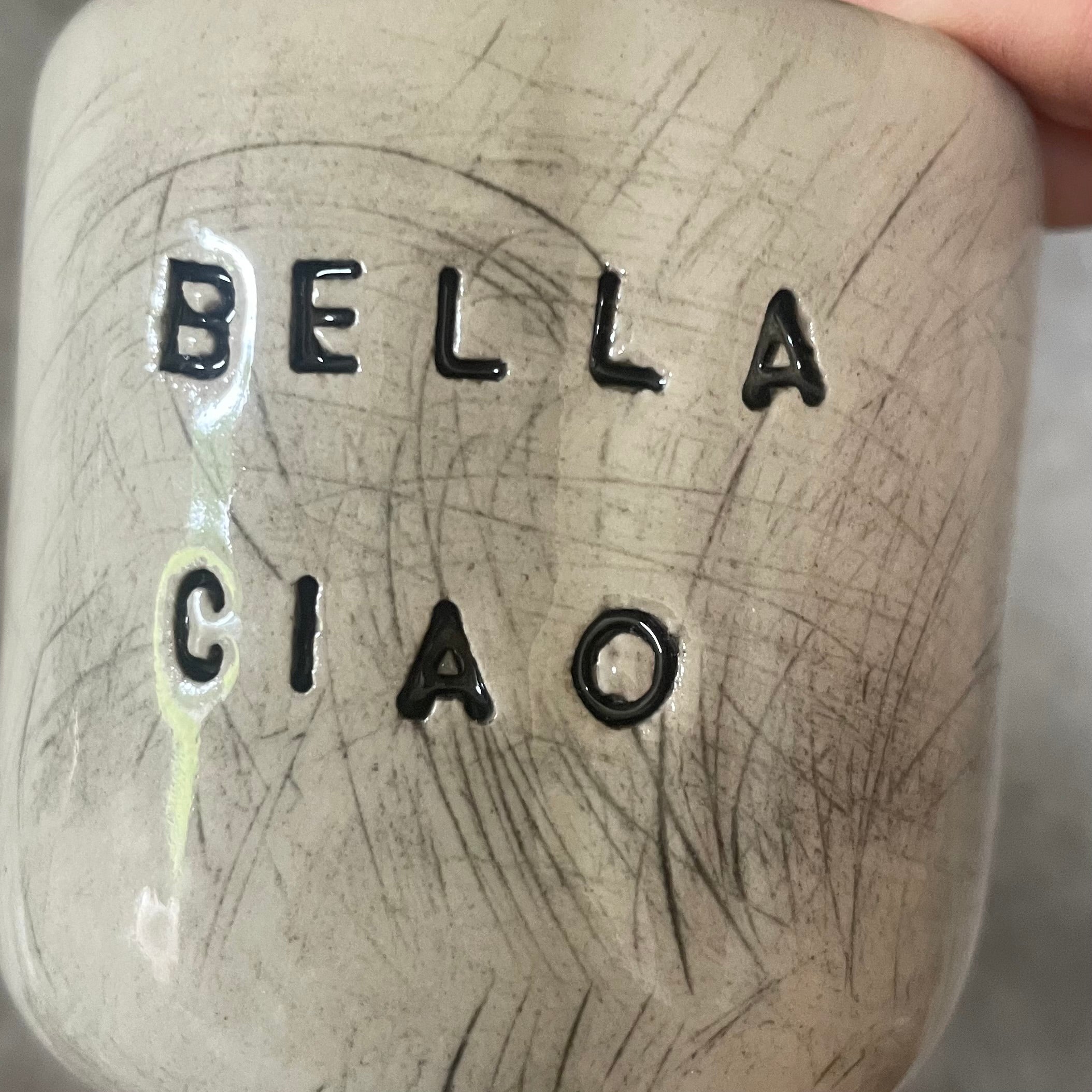 Small tumbler mug BELLA CIAO