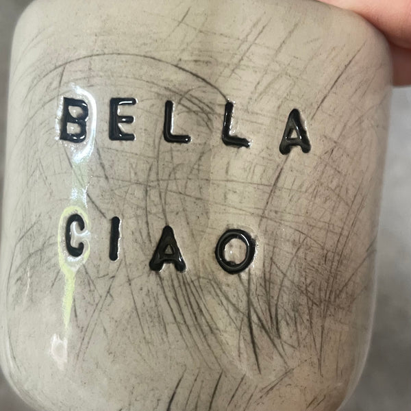 Small tumbler mug BELLA CIAO